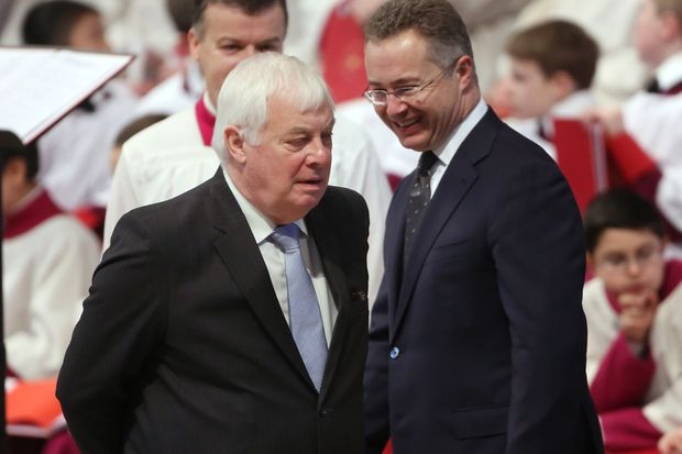 Chris Patten attends a mass with newly appointed cardinals held by Pope Francis at St Peter's Basilica on February 23, 2014 in Vatican City. Image: Getty