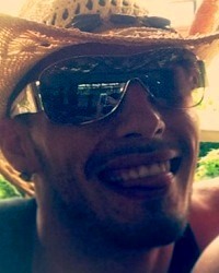 A moment of levity behind his glasses: