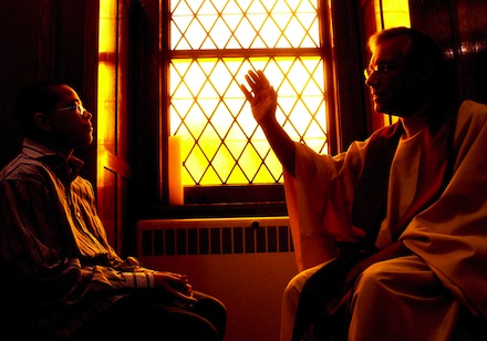 Under canon law, the seal of confession is sacred under the penalty of excommunication (CNS)