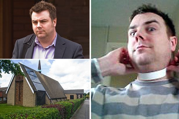 Jailed: Vicar James Ogley has been locked up after a series of depraved sex chats