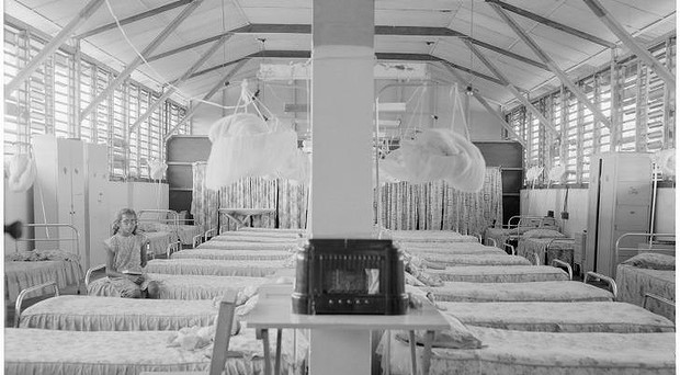 Dormitory at Retta Dixon Home, Darwin, 1958. Photo: National Archive of Australia
