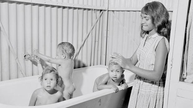 Aboriginal wards at Retta Dixon Home in 1958. Photo: National Archive of Australia