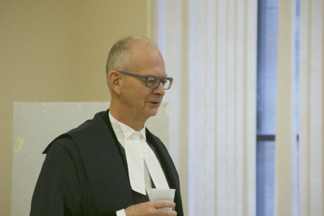 Lawyer Ches Crosbie in Newfoundland Supreme Court. — Photo by Louis Power/The Telegram