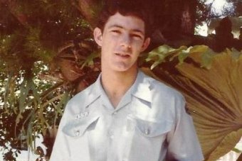 PHOTO: Peter Fox in his early days as a police officer.