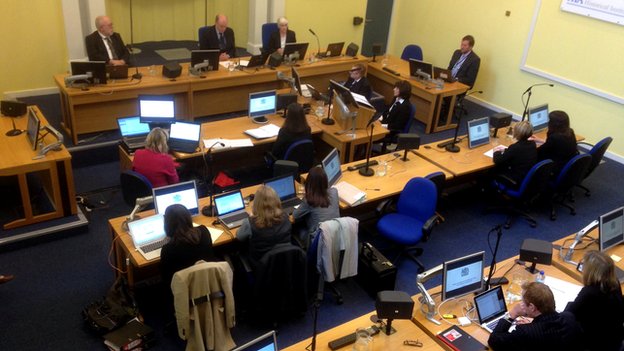The inquiry is taking place at Banbridge Courthouse