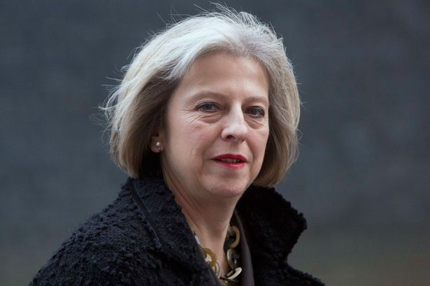 Under-fire: Home Secretary Theresa May