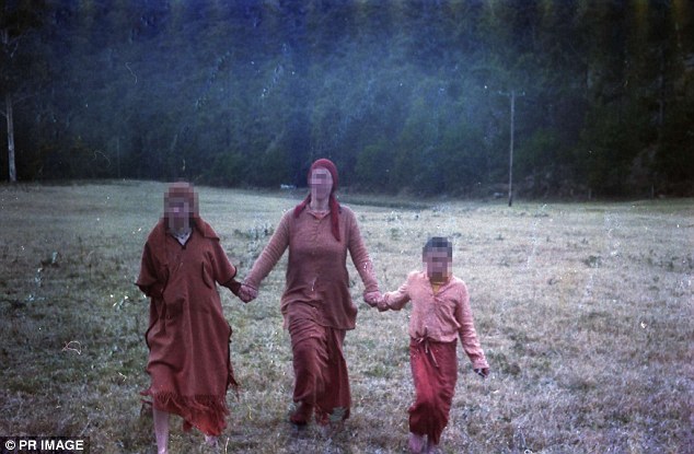 Shishy (centre) was 25 at the time when she was instructed by her guru to start initiating the boy the same way he had been having sex with under-age girls on the ashram
