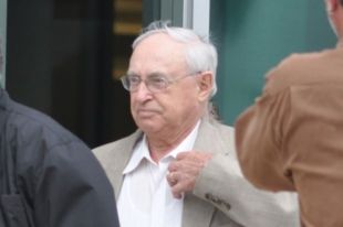 Former Yarmouth priest Albert LeBlanc during a prior court appearance in Yarmouth before his November 2012 sentencing. VANGUARD FILE PHOTO