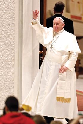 A transformational pope: Pope Francis is trying to rescue the Church from the corruption and shortsightedness that have undermined it. Photo: Giampiero Sposito/Reuters