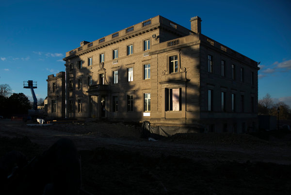 The cardinal’s home in Brighton, the last building to be renovated.