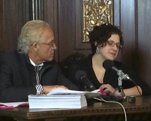 Marie Mielke, previously known as Doe 20, came forward Monday, Jan. 12, 2015, to tell her story at a St. Paul news conference with her lawyer, Jeff Anderson. Mielke, who says she was sexually abused by the Rev. Michael Keating, discussed what she says was the reaction of the archdiocese. (Pioneer Press: Katie Kather)