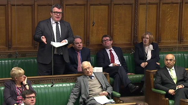 Mr Watson called for a file containing claims of "unnatural sexual" behaviour at Westminster to be published
