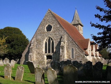 St Thomas a Becket church in Warblington is paired with St James CoE church in Emsworth in the parish