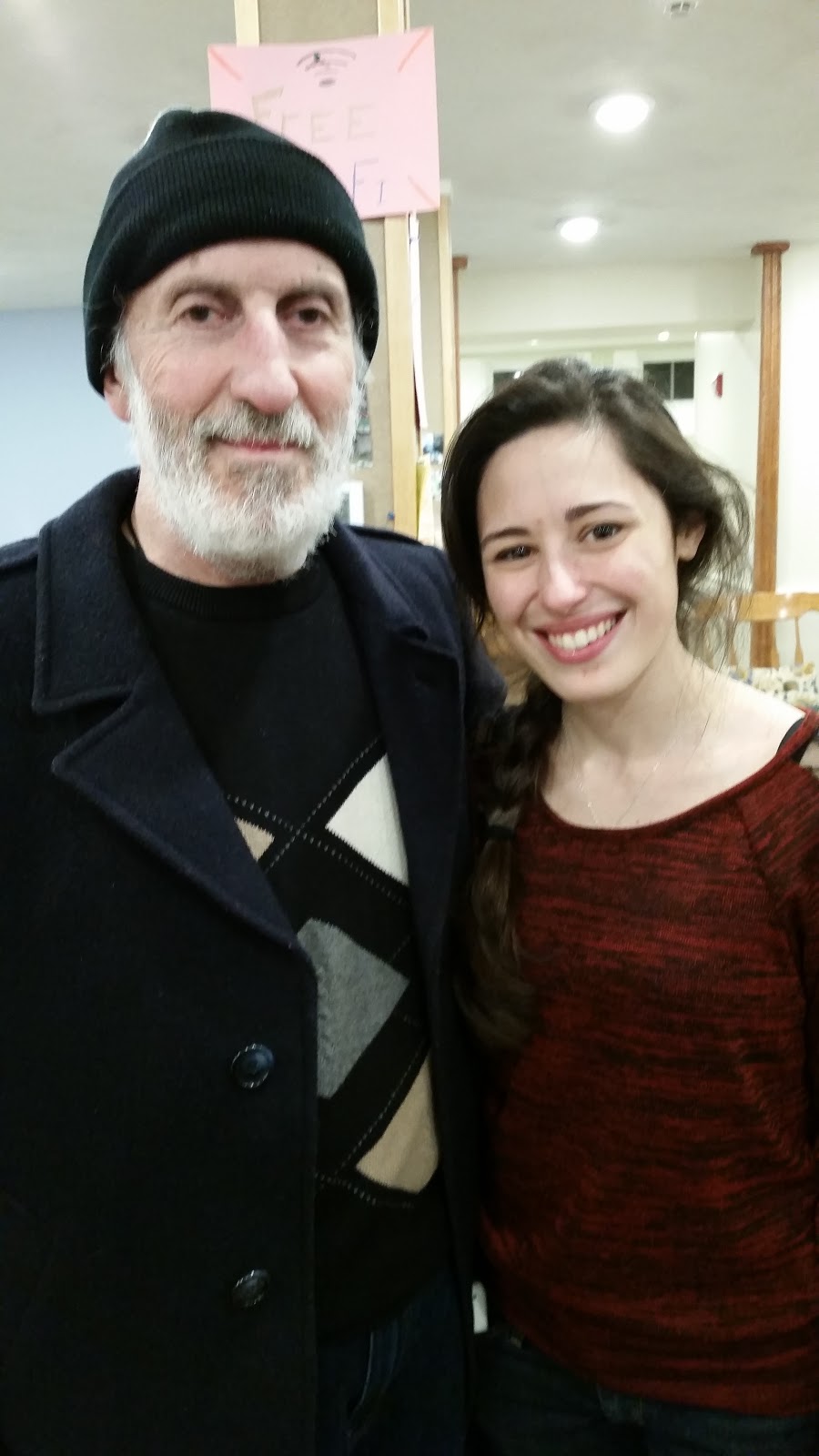 George Barilla and Mariagrazia LaFauci, director of "Doubt" (Flyleaf Theater Company)