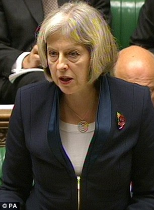 Fiona Woolf (left) resigned as committee chair - becoming the second inquiry head chosen by Theresa May (right) to step down