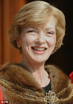 Troubles: Baroness Butler-Sloss quit as chairman of the inquiry after questions were raised about her brother sitting in the Cabinet in the 1980s. Her replacement Fiona Woolf later resigned over her links to former home secretary Leon Brittan