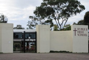 PHOTO: Former St Pius student "Steven" is due to give evidence at a Royal Commission private hearing tomorrow. (ABC News: Carly Cook)