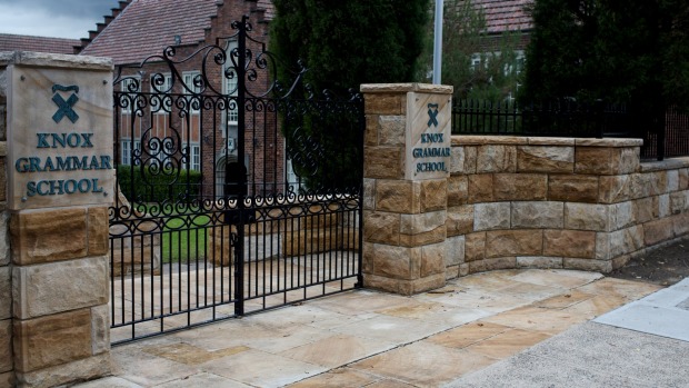 The sexual abuse of boys by teachers occurred at one of Australia's elite schools, Knox Grammar. Photo: Jon Reid