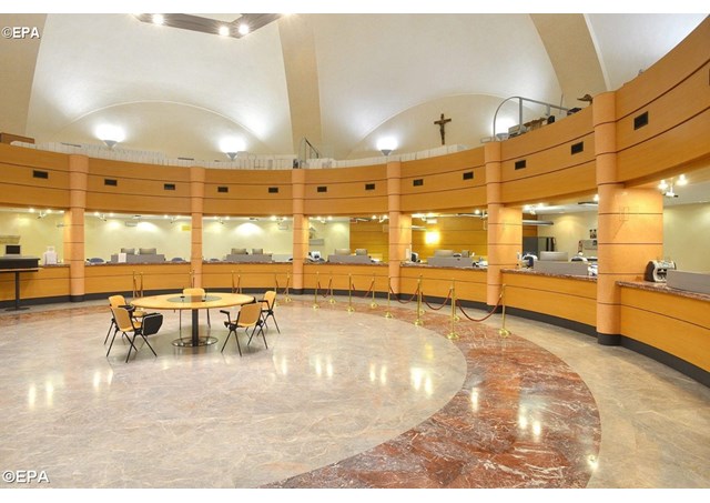 Interior view of Institute for Religious Works (IOR) - EPA