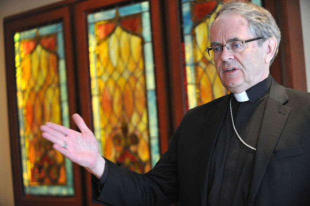 Bishop George Leo Thomas of the Helena Diocese is seen in this file photo.
