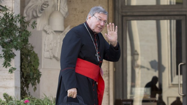 Cardinal George Pell: 'The conversation that Mr Green gave evidence of yesterday did not happen.' Photo: AP