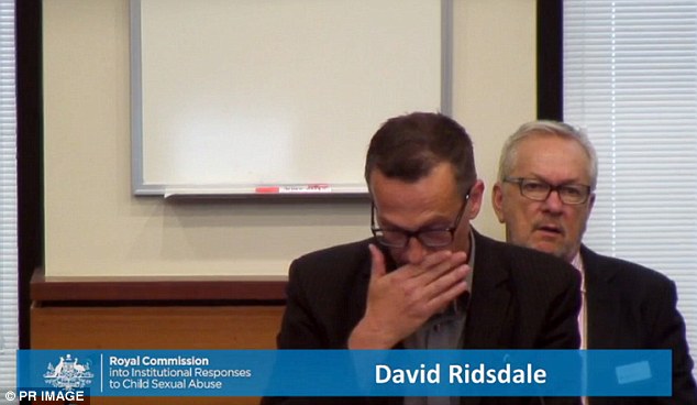David (pictured) said his response to Cardinal Pell was 'f*** you George and everything you stand for'