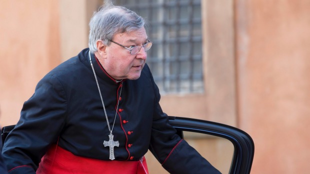 Cardinal George Pell arrives at the Vatican in 2014. Photo: Alessandra Tarantino