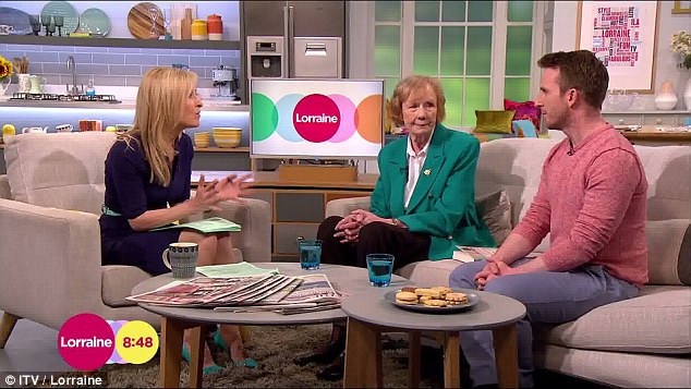 Appearing on Lorraine talking to Fiona Phillips (left) alongside the author of a new book about Magdalene Laundry survivors (Steven O'Riordan, right), Kathleen (centre) described her nightmares