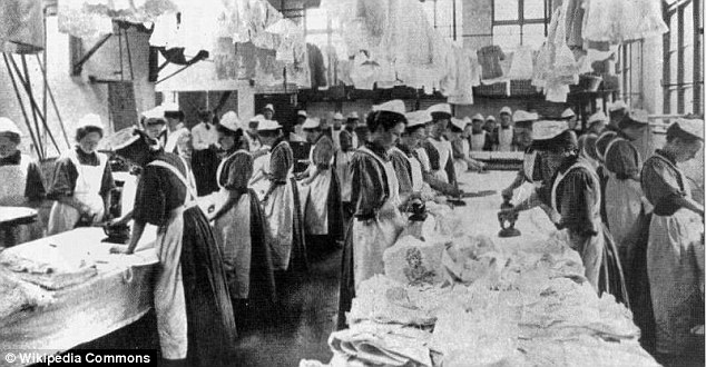 An image of one of the Magdalene Laundries that was based in England, in the early 20th century