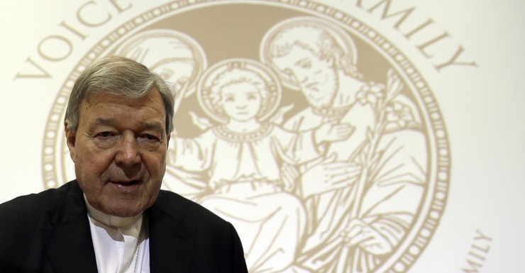 Cardinal Pell denies he tried to bribe a sex abuse victim. Photo: AAP