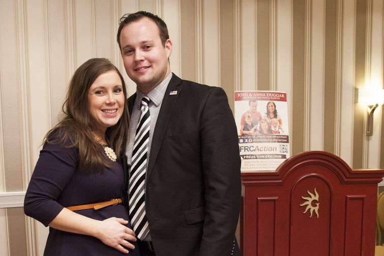 Josh Duggar with his wife, Anna.
