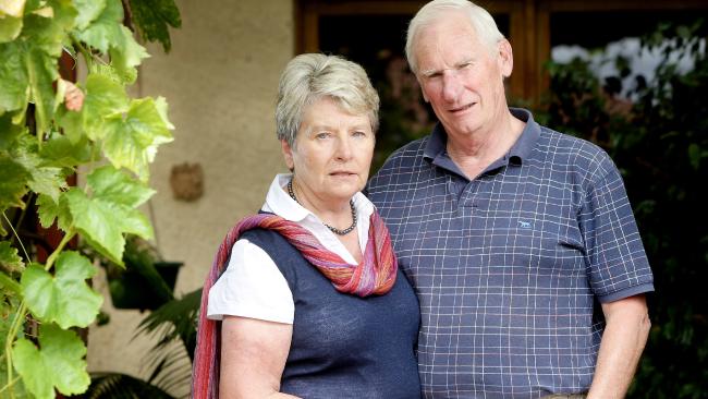 Helen Gitsham with husband Brian, says victims will have to live with this horrific crime.