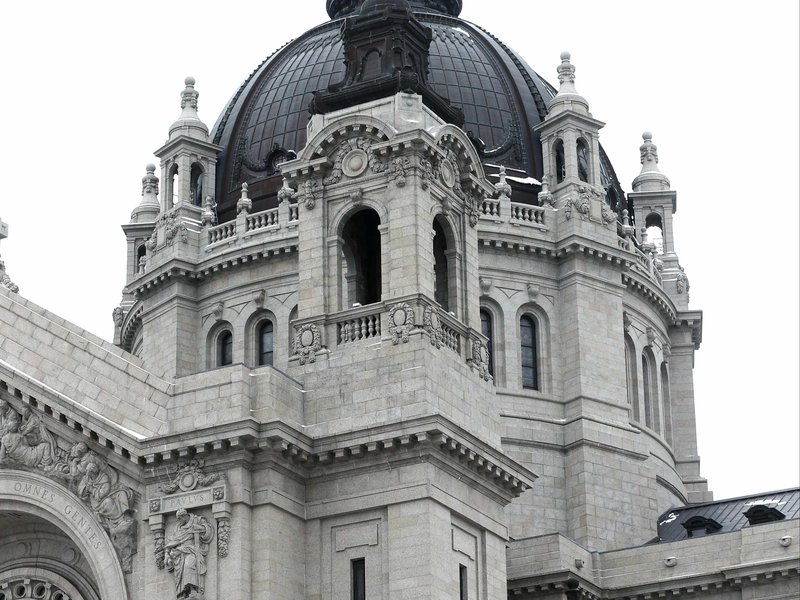 The Cathedral of St. Paul in January, the same month the Archdiocese of St. Paul filed for bankruptcy protection in connection with sex abuse claims.