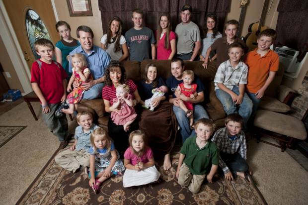The Duggar family (Credit: Beth Hall/Discovery)