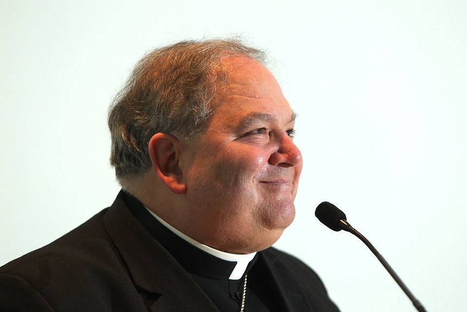 Co-Adjutor Bernard Hebda during a news conference at the Archdiocese of Newark's Archdiocesan Center in Newark . 9/24/13 (John O'Boyle/The Star-Ledger)