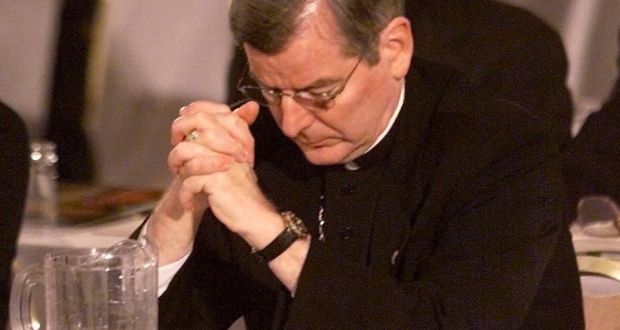John Nienstedt, who resigned his position amid charges that the archdiocese of St Paul and Minneapolis in the US failed to protect children from a sexually abusive priest. Photograph: Reuters/Rick Wilking