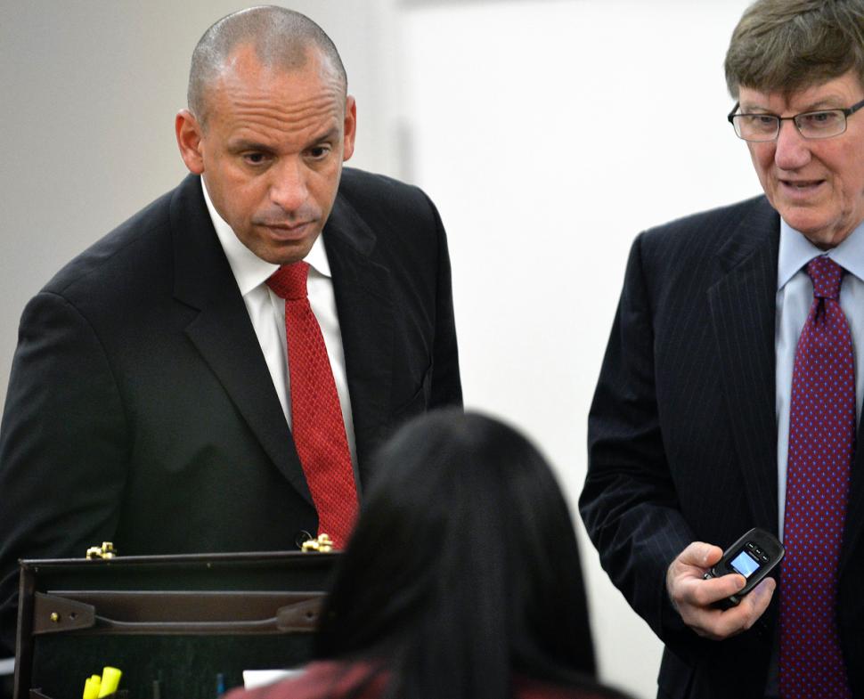 Geronimo Aguilar (L) was found guilty on Wednesday of sexually assaulting two young sisters two decades ago in Texas.