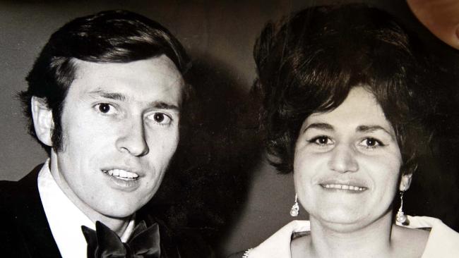 Thornbury bookshop murder victim Maria James with husband John James. Picture: Supplied