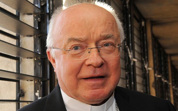 Archbishop Jozef Wesolowski, the former papal nuncio for the Dominican Republic Photo: Manuel Diaz/AP