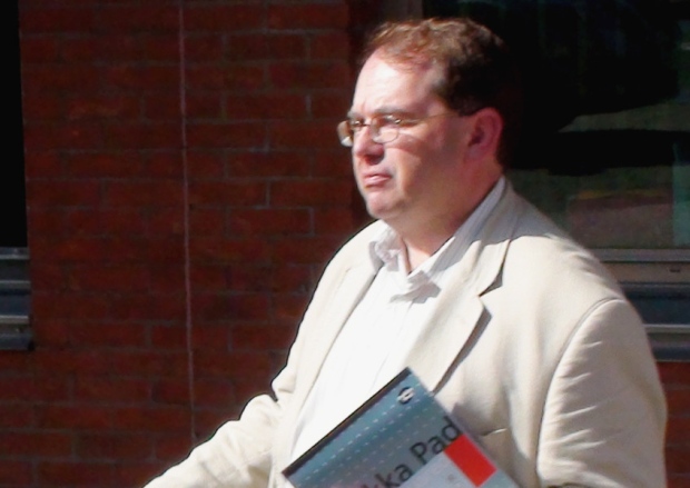 Church of England vicar Simon Reynolds, 50, leaves Sheffield Crown Court, where he is accused of keeping fees handed over to him by bereaved families and engaged couples when he was priest-in-charge of All Saints Church in Darton, near Barnsley, South Yorkshire. PRESS ASSOCIATION Photo. Picture date: Wednesday July 15, 2015. See PA story COURTS Vicar. Photo credit should read: Dave Higgens/PA Wire