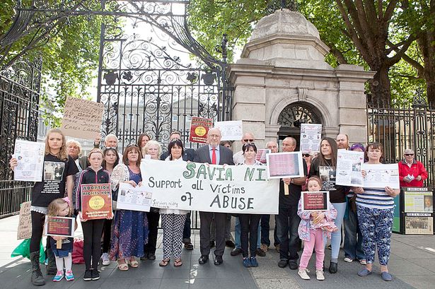 Sinn Fein TD Caoimhghin O Caolain he joined multiple survivors groups representing survivors from the Magdalene Laundries at Dail protest