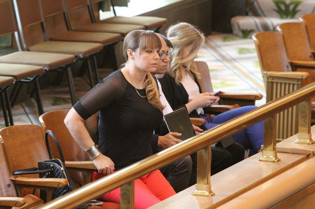 Brenda Tracy watches from the gallery in April as members of the Oregon House vote on a bill to extend the statute of limitations for rape cases. The bill passed 59-0. (File photo)