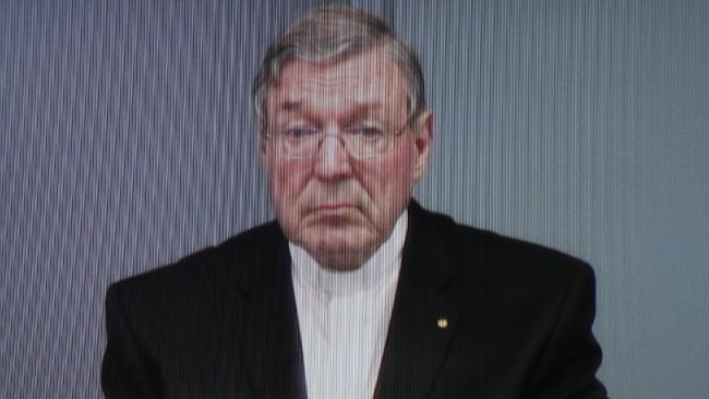 Cardinal George Pell during an earlier appearance before the Royal Commission.