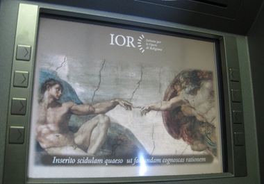 An ATM in the Vatican City.