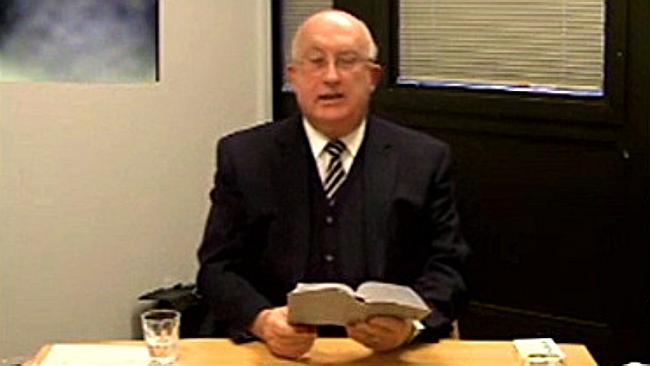 Senior Jehovah's Witness Geoffrey Jackson quoted extensively from the bible. Picture: AAP Source: AAP