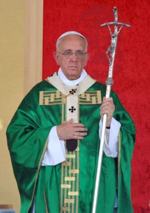 Pope Francis celebrates Mass June 21 in Turin, Italy. Image via Shutterstock.com