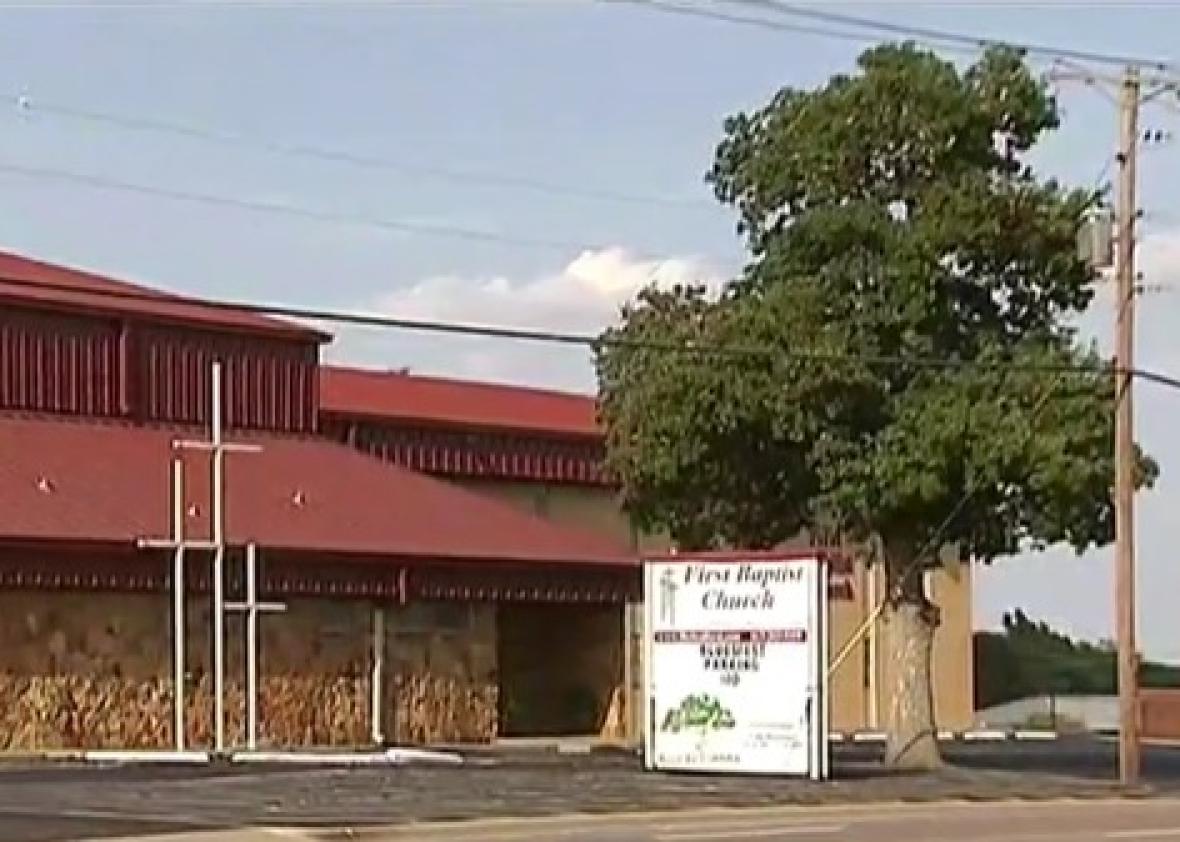 The pastor of the First Baptist Church in Bedford, Texas hired Charles Kyle Adcock as a minister in spite of Adcock's arrest on child sex abuse charges.