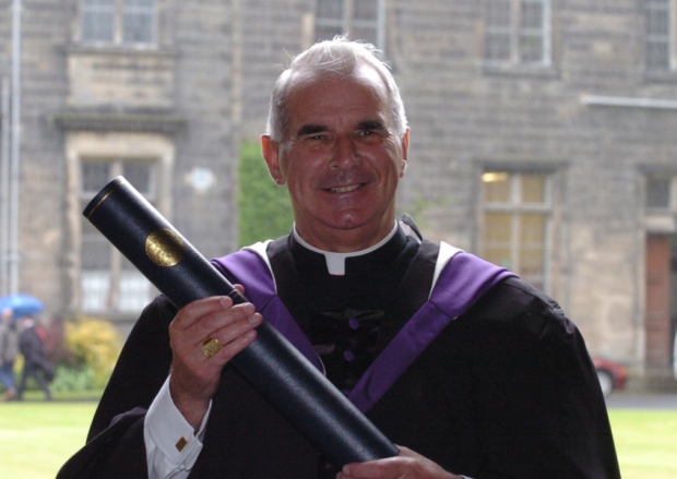 Cardinal Keith O'Brien receives his honorary degree at University of St Andrews, June 2004