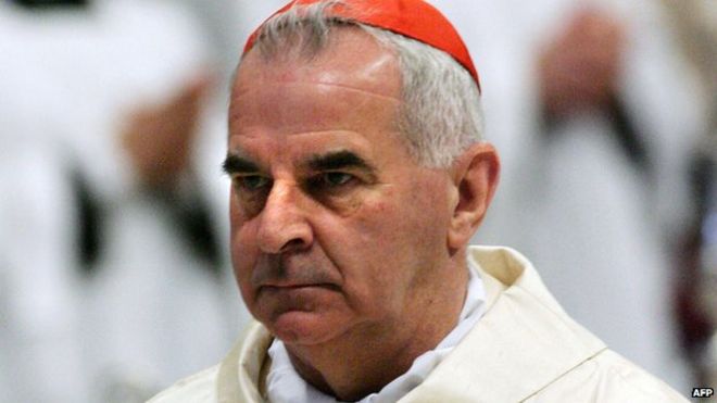Cardinal Keith O'Brien resigned as archbishop in February 2013
