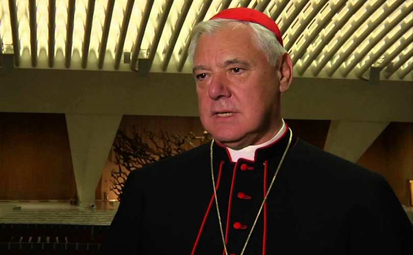 Cardinal Gerhard Mueller, prefect of the Congregation for the Doctrine of the Faith